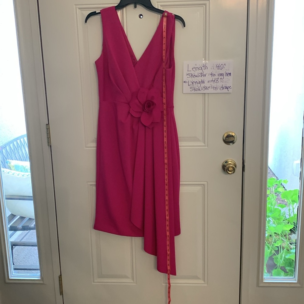Elegant Pink Sleeveless Dress